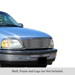 APS - APS Stainless Billet Grille Polish 97-98 Ford F150 RWD GR06HGI52S - Image 1