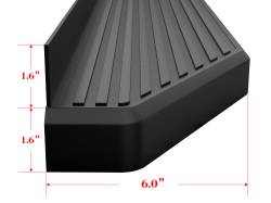 APS - APS IB03RJJ7H H-Series Running Boards Black for 99-06 Silverado/Sierra Regular - Image 4