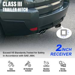 APS - APS HT18CEB36 Class III 2" Trailer Receiver Hitch for 04-10 BMW X3 - Image 3