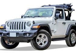 APS - APS IRunning Running Boards Black for 18-25 Wrangler JL 2DR IB10RAA6B - Image 2