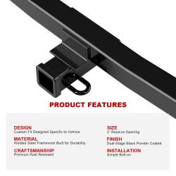 APS - APS HT24CHG83 Class III 2" Trailer Receiver Hitch for Sportage/Tucson - Image 5