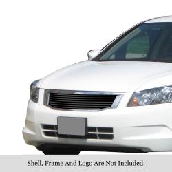 APS - APS Stainless Billet Grille Black 08-10 Honda Accord Sedan GR08HEE57J - Image 1