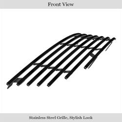 APS - APS Stainless Billet Grille Black 08-10 Honda Accord Sedan GR08HEE57J - Image 2