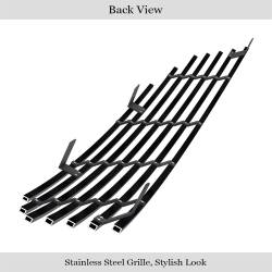 APS - APS Stainless Billet Grille Black 08-10 Honda Accord Sedan GR08HEE57J - Image 3