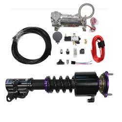 D2 Racing - D2 Racing D-IN-07-1-VACF-12+D2-ACK03 Coilover w/FR Aircup Gold for 09-15 G37/Q60 - Image 1