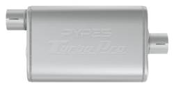 Pypes Performance Exhaust - Pypes MVT13 Turbo Pro Series S.S. 2.5" Body 14" Off/Off Muffler Universal - Image 1