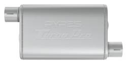 Pypes Performance Exhaust - Pypes MVT10 Turbo Pro Series S.S. 2.5" Body 14" Off/Off Muffler Universal - Image 1