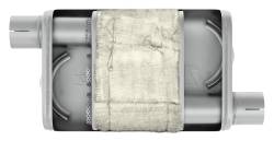 Pypes Performance Exhaust - Pypes MVT10 Turbo Pro Series S.S. 2.5" Body 14" Off/Off Muffler Universal - Image 2