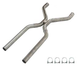 Pypes Performance Exhaust - Pypes HVA10 2.5" S.S. Mandrel Bent H-Pipe Crossover Exhaust Kit Universal - Image 1