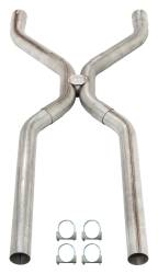Pypes Performance Exhaust - Pypes HVA10 2.5" S.S. Mandrel Bent H-Pipe Crossover Exhaust Kit Universal - Image 2
