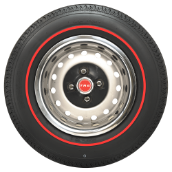 Coker - Coker 57986 185R15 Coker 3/8" Redline - Image 2