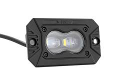 Rough Country Suspension Systems - Rough Country Black Series 3" LED Pod Lights SAE Fog-White Pair 70908 - Image 2