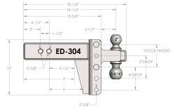BulletProof Hitches - BulletProof ED304 3.0" Extreme Duty 4" Drop Or Rise Hitch - Image 7