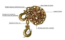 BulletProof Hitches - BulletProof EDCHAINS Extreme Duty 1/2" Safety Chains - Image 6