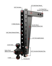 BulletProof Hitches - BulletProof HD2518 2.5" Heavy Duty 18" Drop/Rise Hitch - Image 6