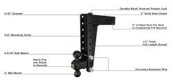 BulletProof Hitches - BulletProof HD3012 3.0" Heavy Duty 12" Drop Or Rise Hitch - Image 6