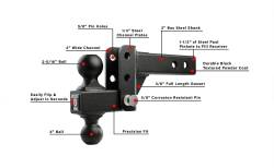 BulletProof Hitches - BulletProof LD202 2.0" Light Duty 2" Drop/Rise Hitch - Image 6