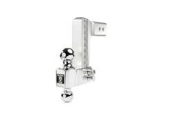 BulletProof Hitches - BulletProof AL256 Medium Duty 2.5" Shank 6" Drop/Rise Aluminum Hitch - Image 1