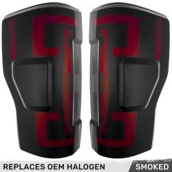 Recon - Recon 264299BK OLED Tail Lights Smoked Lens for 17-19 Ford Super Duty - Image 1