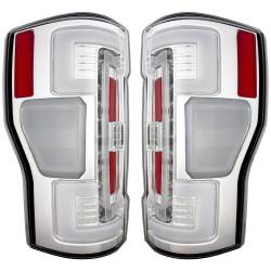 Recon - Recon 264399LEDCL OLED Tail Lights Clear Lens 20-22 Ford Super Duty w/BLIS - Image 2