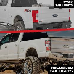 Recon - Recon 264399LEDCL OLED Tail Lights Clear Lens 20-22 Ford Super Duty w/BLIS - Image 4