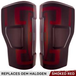 Recon - Recon 264299RBK OLED Tail Lights Red Smoked Lens for 17-19 Ford Super Duty - Image 1