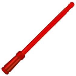 Recon - Recon 264ANTRD 8" Aluminum Universal Stubby Antenna Red - Image 2