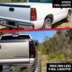 Recon - Recon 264373CL OLED Tail Lights Clear Lens 99-06 Silverado/Sierra - Image 3
