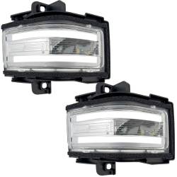 Recon - Recon 264245WHCLX LED Side Mirror Lenses Clear/White/Amber 17-25 Super Duty - Image 2