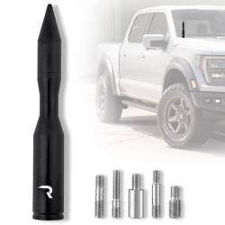 Recon - Recon 264ANTRTBK 5" Aluminum Rocket Universal Stubby Antenna-Black - Image 1