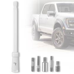 Recon - Recon 264ANTWH 8" Aluminum Universal Stubby Antenna White - Image 1