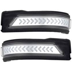 Recon - Recon 264246CLS LED Side Mirror Lenses Clear/Amber for 19-24 RAM Trucks - Image 1