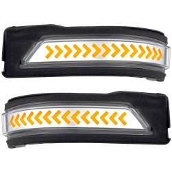 Recon - Recon 264246CLS LED Side Mirror Lenses Clear/Amber for 19-24 RAM Trucks - Image 2