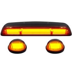 Recon - Recon 264155AMHPAM LED Cab Roof Light Kit Amber/Amber 01-06 Silverado/Sierra HD - Image 2