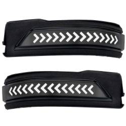 Recon - Recon 264246WHBKS LED Side Mirror Lenses Smoked/White for 19-24 RAM Trucks - Image 2