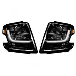Recon - Recon 264400BKC Projector HeadLights Smoked Lens 15-20 Chevrolet Tahoe - Image 1