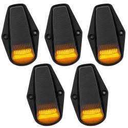 Recon - Recon 264100BK LED Cab Roof Light Kit Smoked/Amber 88-98 Ford F-Series - Image 2