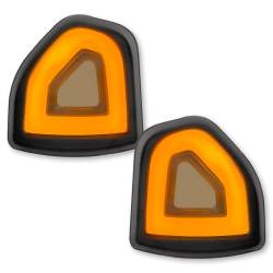 Recon - Recon 264247BKX LED Corner Mirror Lenses Smoked/White/Amber for 19-22 RAM Trucks - Image 2