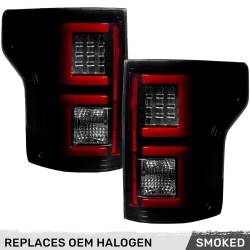 Recon - Recon 264468BK OLED Tail Lights Smoked Lens 18-20 Ford F150 - Image 1