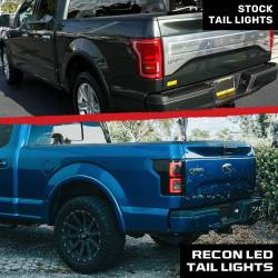 Recon - Recon 264468BK OLED Tail Lights Smoked Lens 18-20 Ford F150 - Image 4