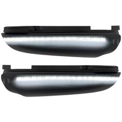 Recon - Recon 264248BK LED Side Mirror Puddle Light Kit White/Amberfor 09-18 RAM Truck - Image 2