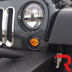 Recon - Recon 264334BK LED Turn Signal Lenses Smoked/Amber for 07-18 Wrangler JK - Image 3