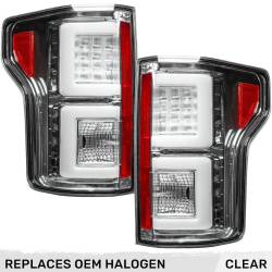 Recon - Recon 264468CL OLED Tail Lights Clear Lens 18-20 Ford F150 - Image 1