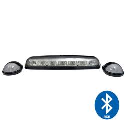 Recon - Recon 264155CLRGB LED Cab Roof Light Kit Clear/RGB 01-06 Silverado/Sierra HD - Image 1