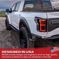 Recon - Recon 264468LEDBK OLED Tail Lights Smoked Lens 18-20 Ford F150 w/BLIS - Image 3