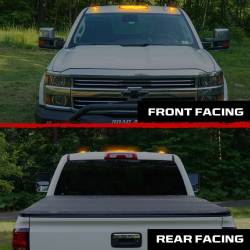 Recon - Recon 264157AMHPAM LED Cab Roof Light Kit Amber/Amber 15-19 Silverado/Sierra HD - Image 3