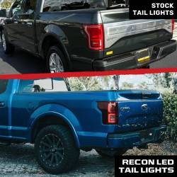Recon - Recon 264468RBK OLED Tail Lights Red Smoked Lens 18-20 Ford F150 - Image 4