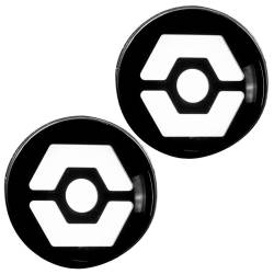 Recon - Recon 264334WHBK LED Turn Signal Lenses Smoked/White for 07-18 Wrangler JK - Image 2