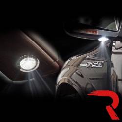 Recon - Recon 264242RD LED Side Mirror Puddle Light Kit Red 09-14 Ford F150/Raptor - Image 3