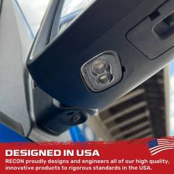 Recon - Recon 264243BL LED Side Mirror Puddle Light Kit Blue for F150/Super Duty/Bronco - Image 3